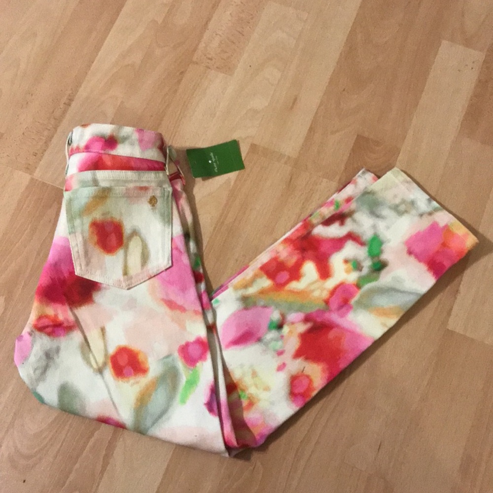 ♠️Kate Spade (NWT)♠️…Women’s 24…Perry Street Play Hooky Colorful Cropped Jeans! - Picture 9 of 17